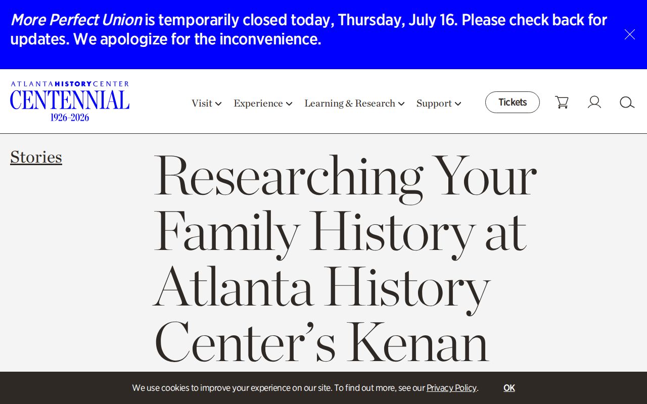 Atlanta people directories family history research